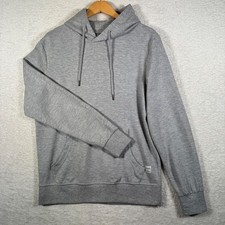 Jack & Jones Hoodie Mens Medium Grey Pullover Kangaroo Pocket Casual