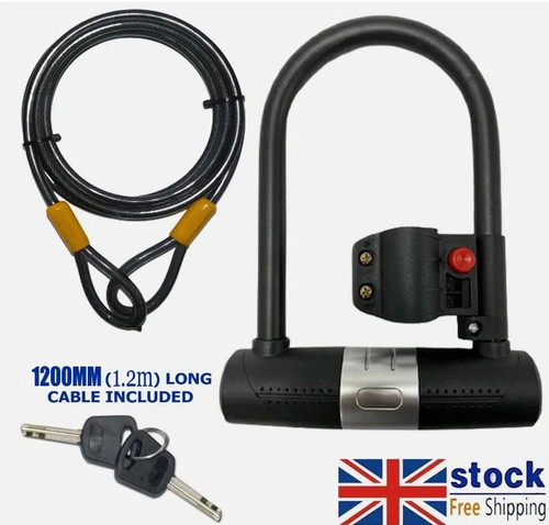Bike lock shaped with two - bike,