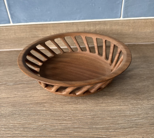 Vintage hand carved wooden - hand,