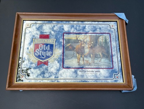 Old style framed bar mirror - style,
