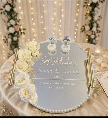 Customise acrylic mirror ring - acrylic,
