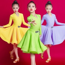 Fashion Latin Dance Competition Clothes SkirtDaning Dress Dance Costumes