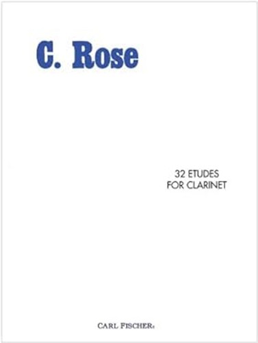 Etudes for clarinet - etudes, rose