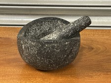 Vintage Granite Pestle And Mortar 
