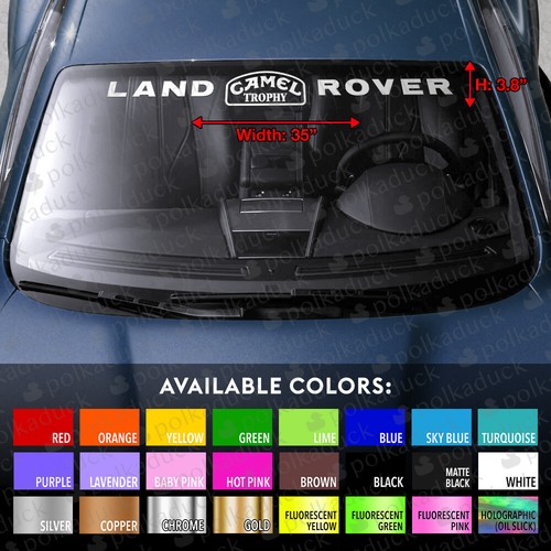 Windshield banner vinyl decal - windshield,