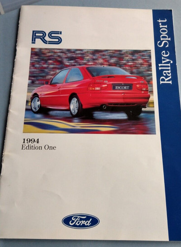 Ford escort rallye sport - sport, sales