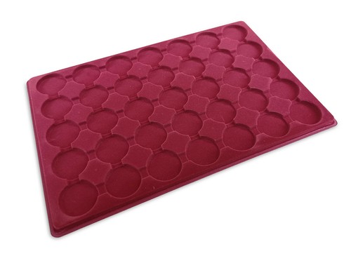 Red coin tray - red, collection