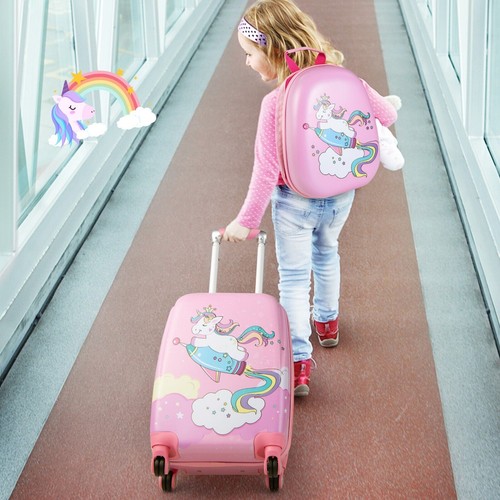 2pcs abs kids suitcase - 2pcs,