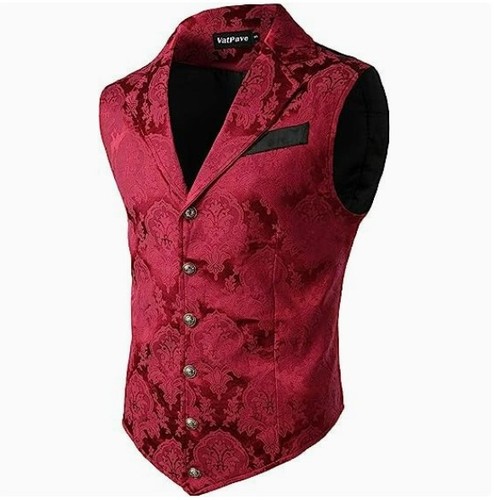 Victorian suit vest - suit, men