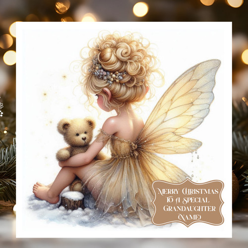 Personalised woodland fairy - personalised,