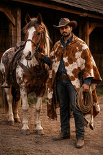 Mens Cowhide Leather Coat