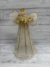 Vintage Gold Mesh Angel