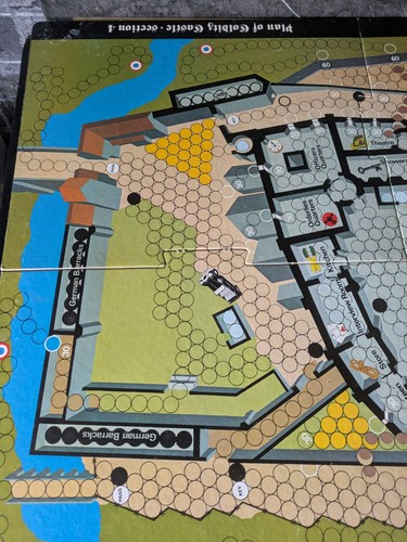 Escape from colditz board game - board,