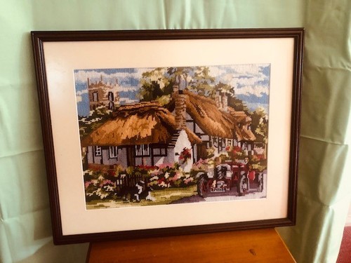 Country cottage tapestry - cottage-,