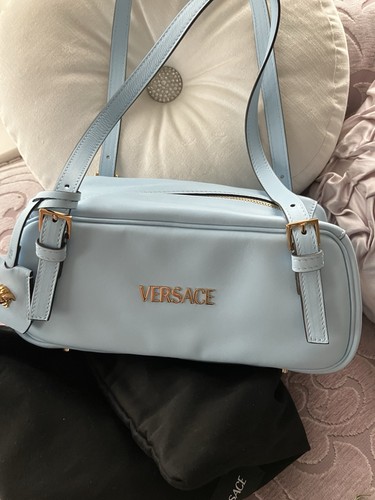 Versace bowling bag light blue - light,