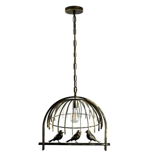 Modern bird ceiling light cage - modern,