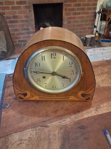 Vintage retro mantle clock - retro,