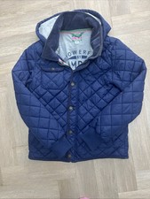 Joules Rampant Sporting Padded Jacket With Detachable Hood Size M Medium