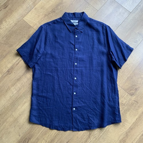 Men pure linen top size - m&s,
