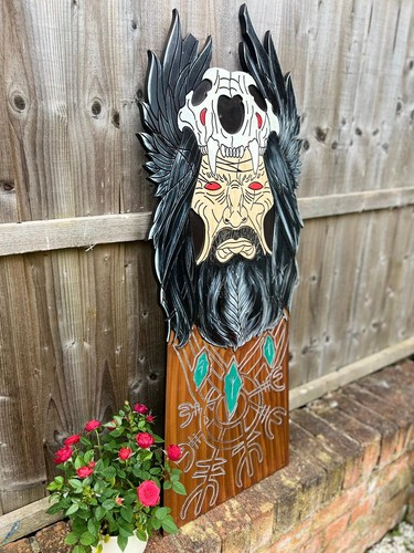 Handmade viking shield raven - handmade,