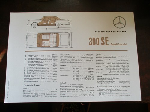 Mercedes benz prospekt - benz, 300