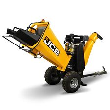 JCB Wood Chipper Petrol Max 100mm / 4” Heavy-duty 7.5hp 224cc 4-Stroke Engine
