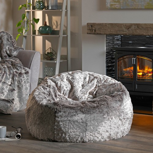 Adults large fluffy faux fur - fluffy,