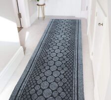 Grey Heavy Duty Rugs Rubber Back Hall Runners New Nonslip Extra Long Narrow Mats