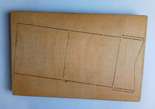 Accucut Wooden Die - Pocket Card 5 3/4" Square (Works with Sizzix Bigz Pro)