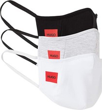 HUGO BOSS Mens Black White