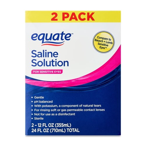 Equate saline - (2,