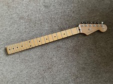 fender logo strat neck with tuners 