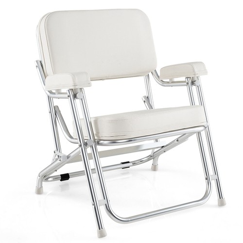 Folding boat chair - folding, with