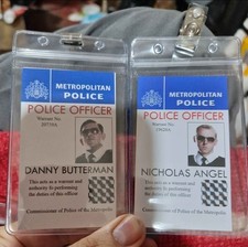 Hot fuzz police id cards Set