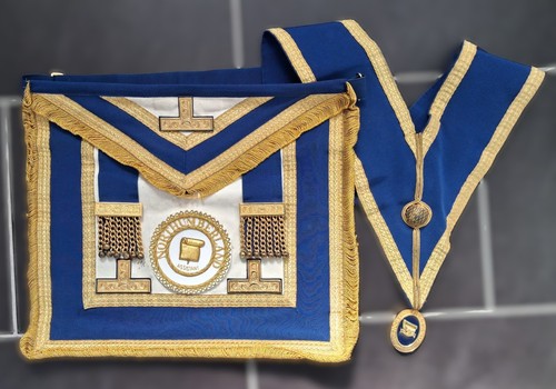 Masonic apron collar jewel - masonic, &