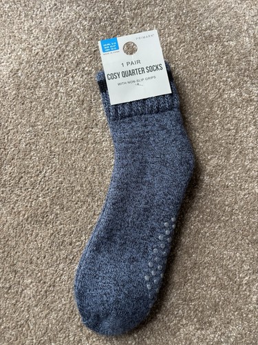 Men cosy quarter socks - cosy,