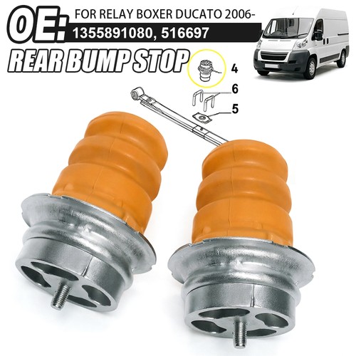 Rear suspension bump - 2x,