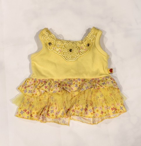 Build bear yellow dress - a,