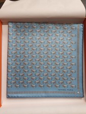 Hermes 100% silk pocket square