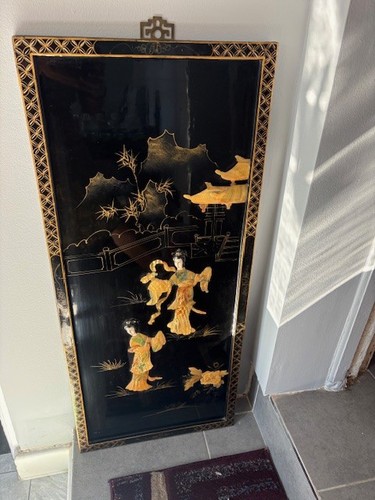 Large vintage chinese - chinese, black