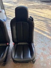 MAZDA MX5 LEATHER SEATS MK3 / NC / 2005 2006 2007 2008 PAIR / BLACK /  ICON