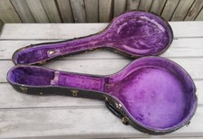 vintage 1920s / 30s Geib and Schaefer Tenor  banjo case - Gibson ?