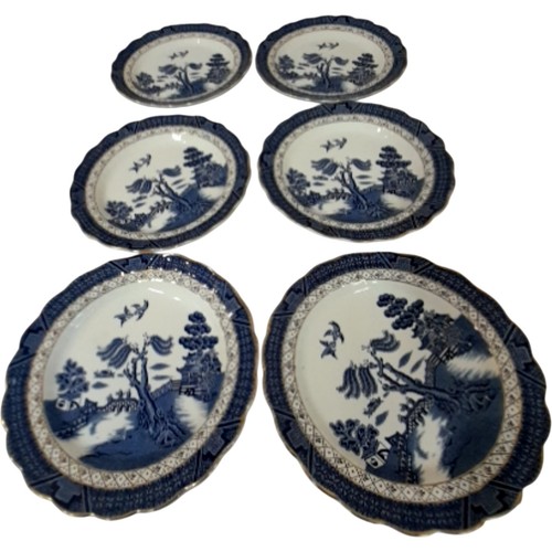 Booths real old - willow, pattern