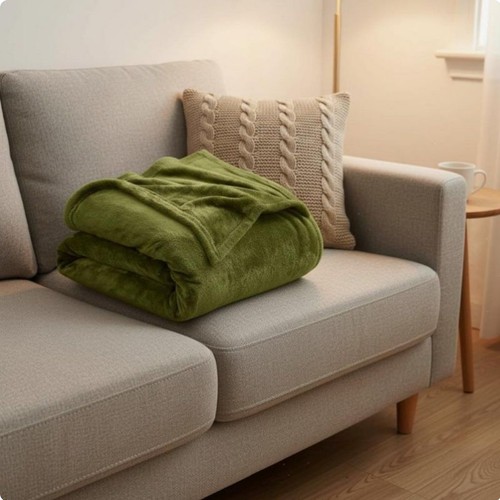 Velvety flannel blanket - blanket, warm