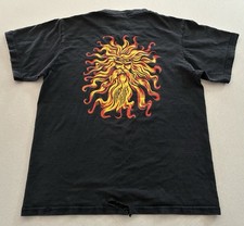 VINTAGE 1990’s SANTA CRUZ SKATEBOARDS - JASON JESSEE SUNGOD TEE - BLACK T-SHIRT