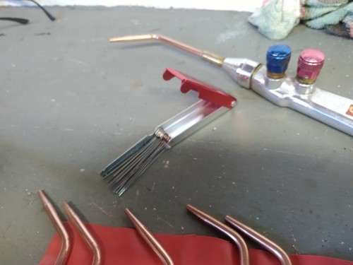 Gas welding nozzel cleaner oxy - gas,