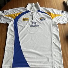 Leeds Rhinos Cup Final 2010 Shirt Large ISC Rugby Short Sleeve White Wembley