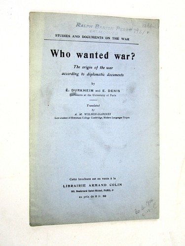 1914 who wanted - wanted, the