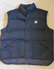Mens Eisenegger Black Padded Gilet with Poppers and Pockets Size 3 (L)