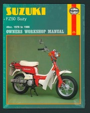 NOS 1980's Suzuki FZ50 Suzy Haynes Shop Manual Repair Book FZ 50 Suzi FW12